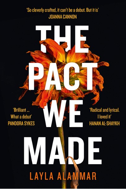 Book cover showing a vivid orange flower set against a dark background